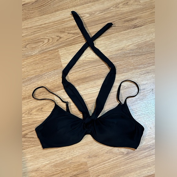 NWOT 2PIECE SWIM SUIT LEOPARD WORN WITH STRAPS OR HALTER LADIES LARGE - Picture 5 of 5